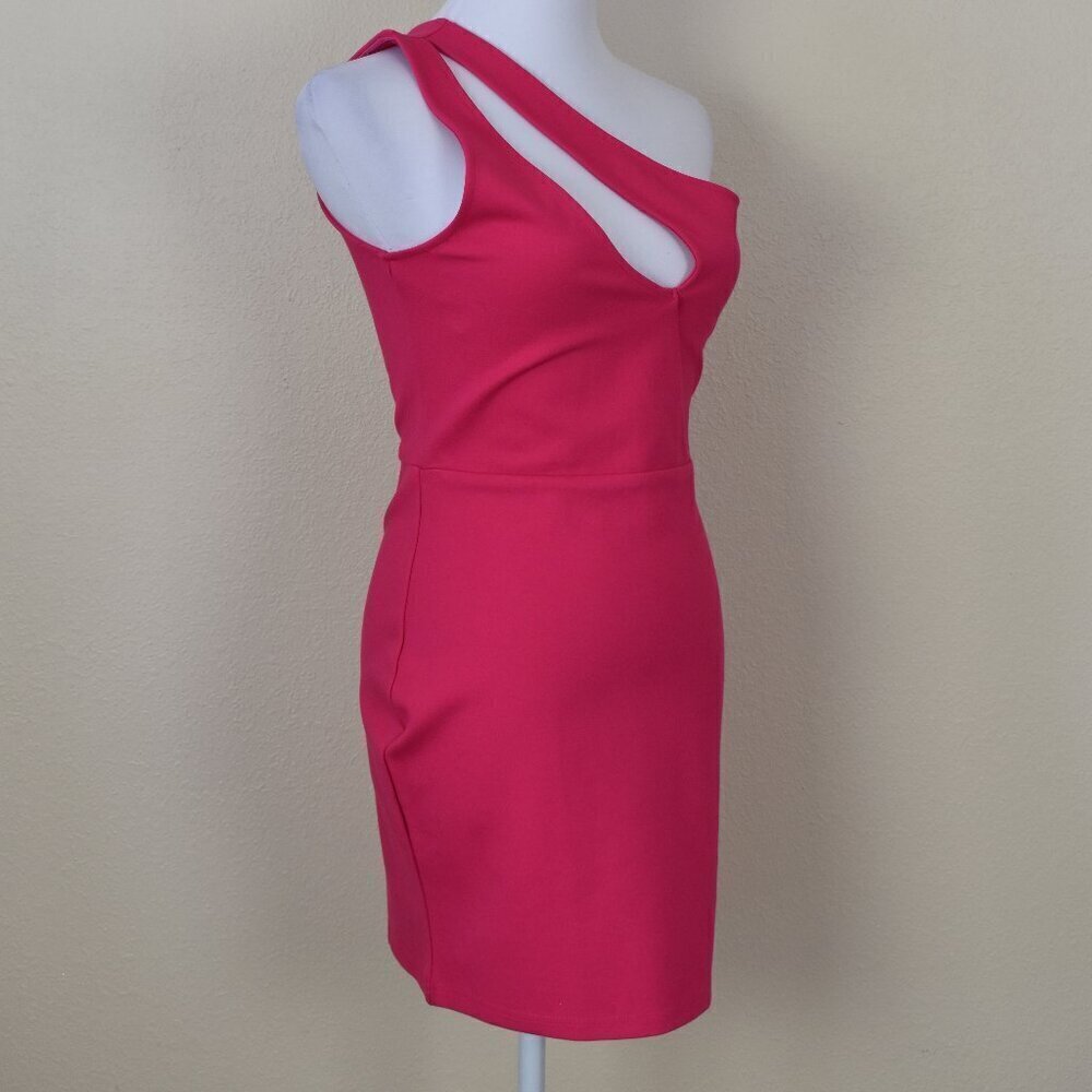 Superdown Nava Asymmetrical One Shoulder Mini Dress - M - Picture 7 of 8